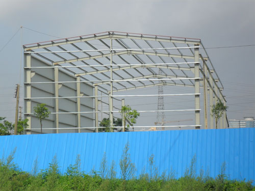 横沥某新厂钢结构工程...