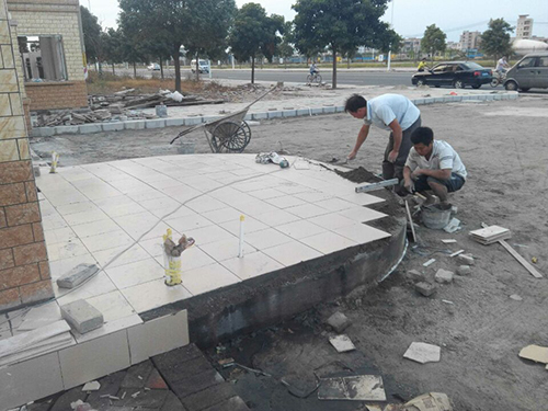 工业园保安室施工