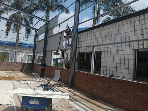 钢结构外墙施工