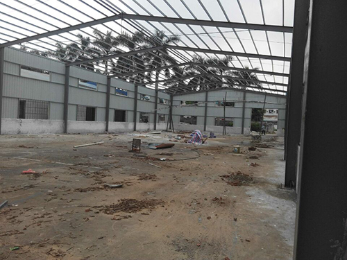 钢结构周边施工