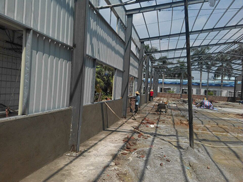 钢结构周边施工