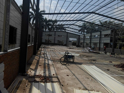 钢结构周边施工