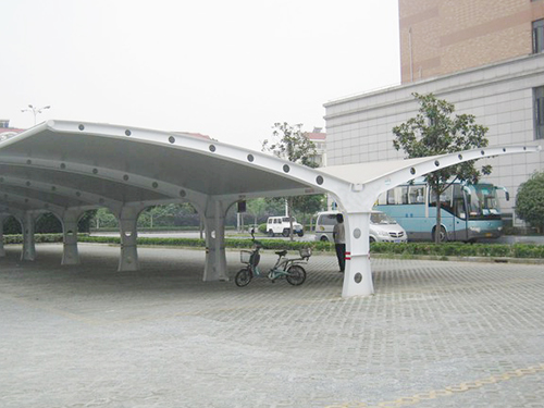 膜结构车棚建造