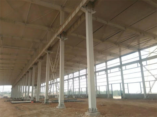 横沥钢结构厂房施工