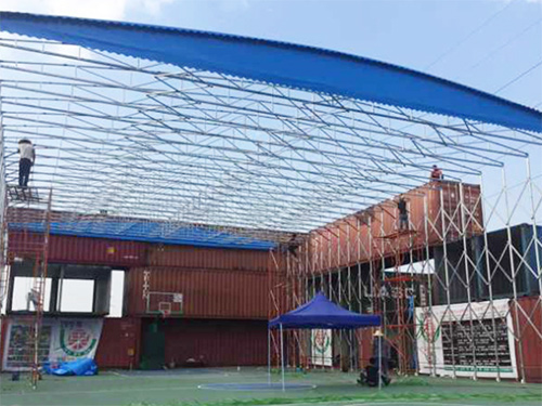 钢结构雨棚建造