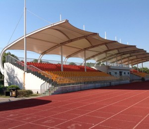 膜结构看台遮阳棚