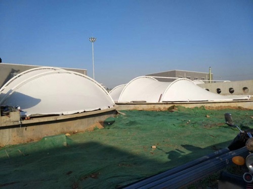 膜结构污水池遮盖